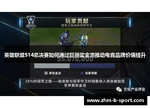 英雄联盟S14总决赛如何通过巨额奖金池推动电竞品牌价值提升 英雄联盟S14总决赛如何通过巨额奖金池推动电竞品牌价值提升